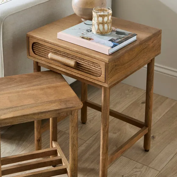 Khari Nesting Side Tables, Mango Wood 3