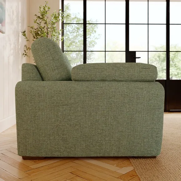 Milton Textured Chenille Snuggle Chair 3