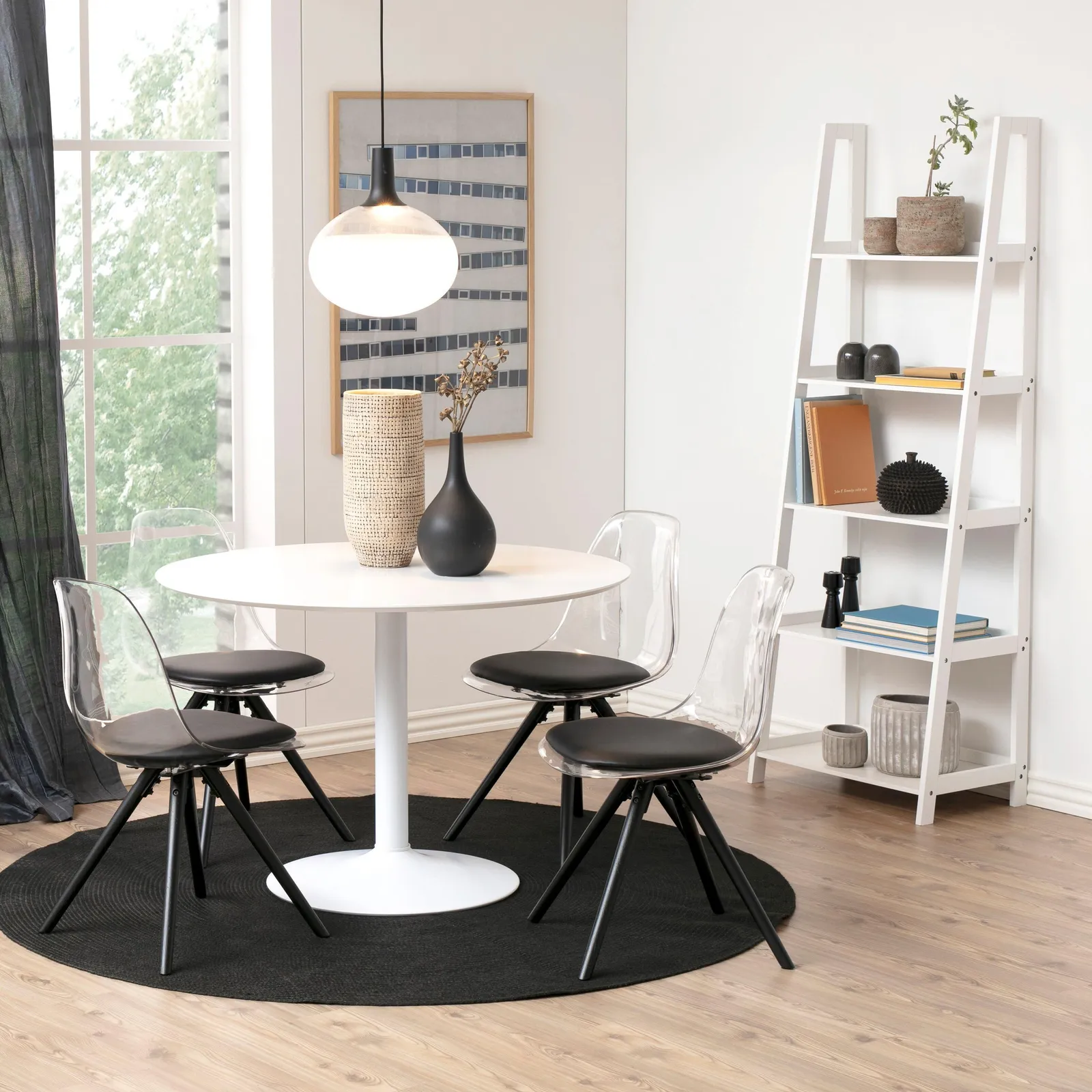 Furniture To Go Wally Bookcase with 5 shelves in White 4