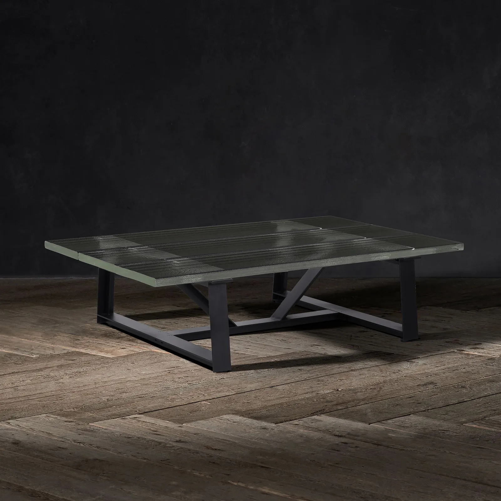 Timothy Oulton Iceberg Coffee Table, Neutral Glass | Barker & Stonehouse 3