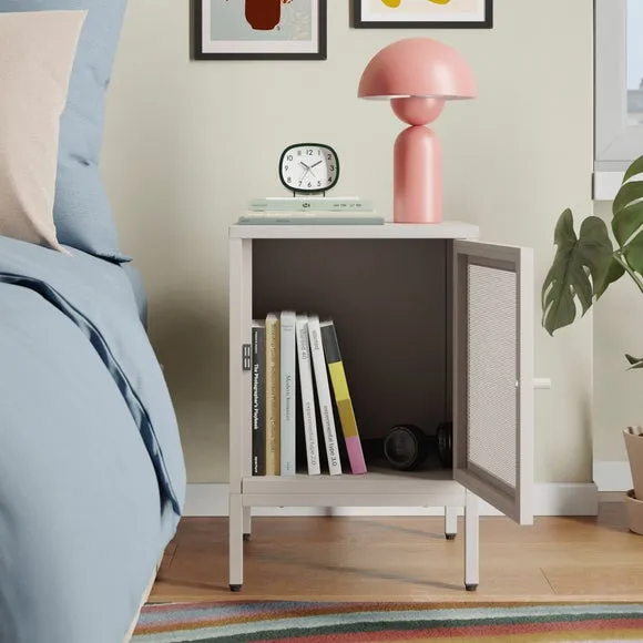 Talla Metal Bedside Table 2