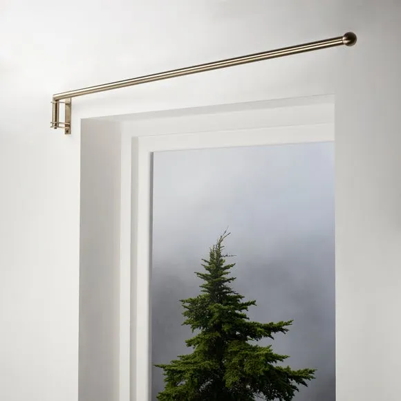 Ashton Metal Door Curtain Pole 2