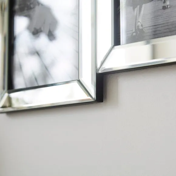 Silver Mirrored Multi Photo Frame 2