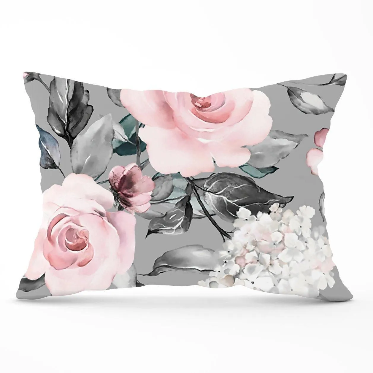 Warren Reed - Designer Dusty Pink Roses Cushions