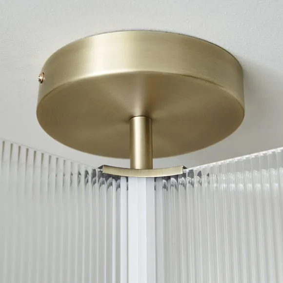 Milan Ribbed LED Ceiling Light 4