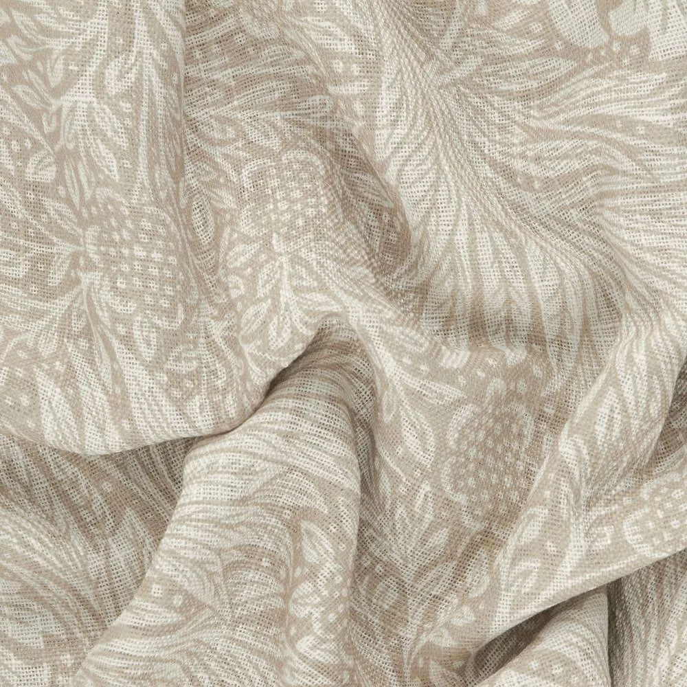 Morris & Co Marigold Sheer Curtain Panel in Cream 5