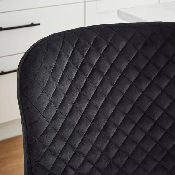 Montreal Counter Height Bar Stool, Velvet 3