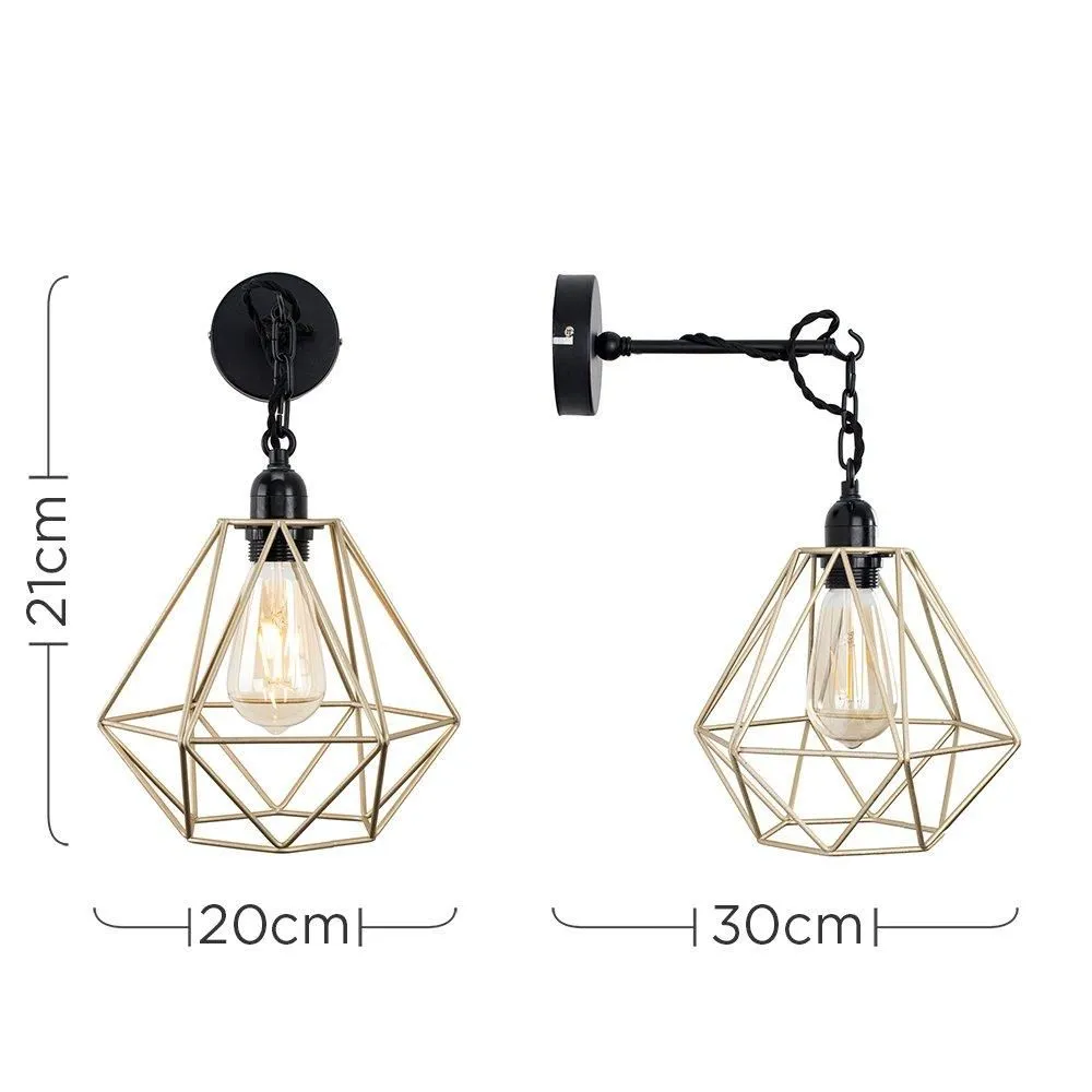 ValueLights Huber Black Ceiling Light Pendant 4