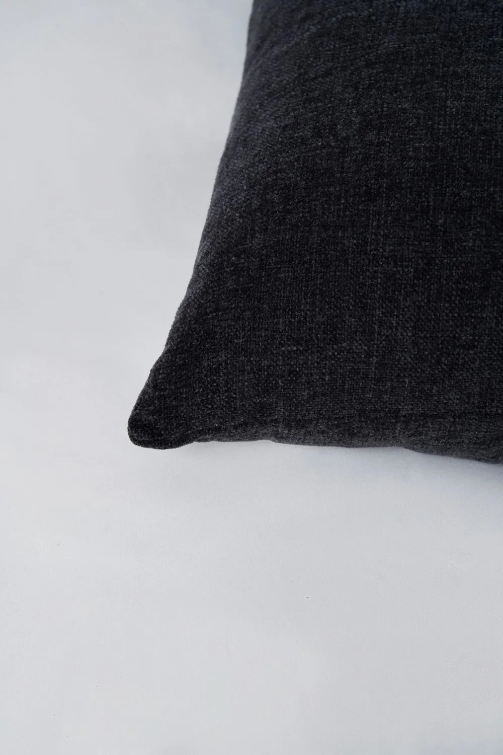 BHS Chenille Cushion in Charcoal 3
