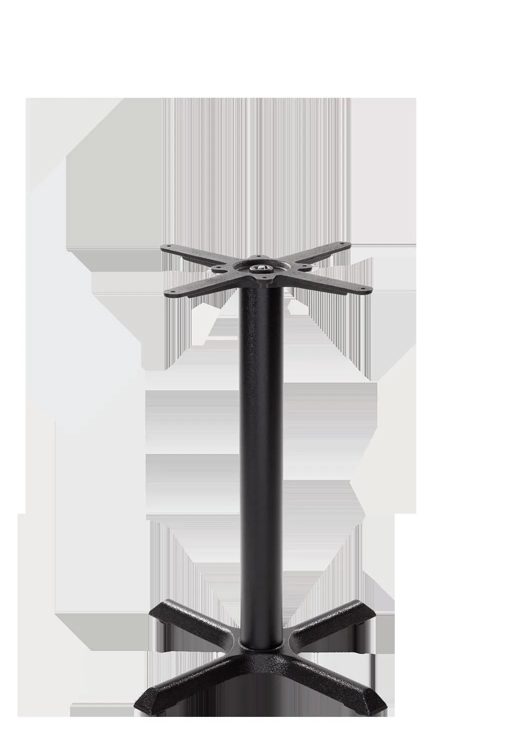 netfurniture Black Cruciform Table Base - Small - Height - 730 mm