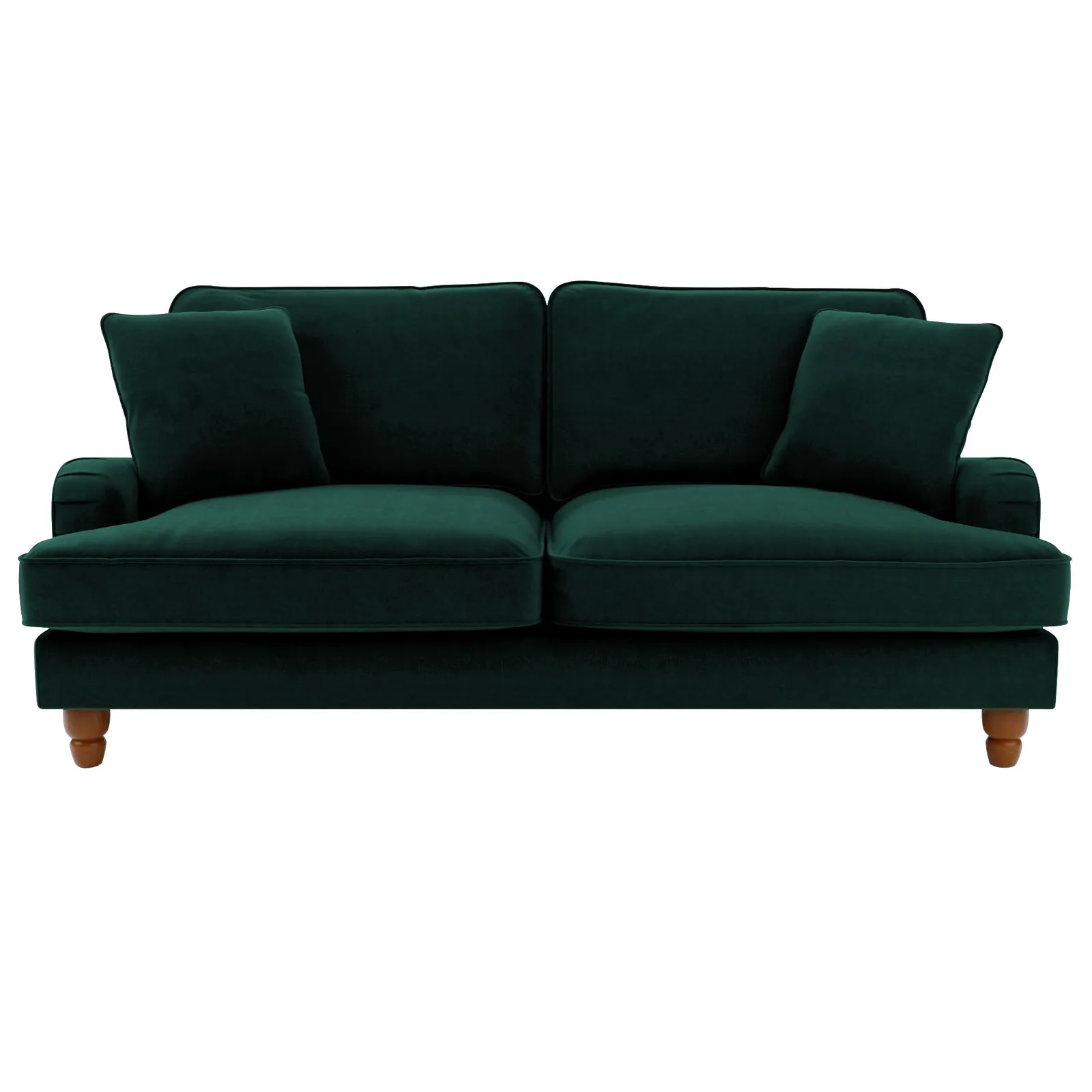Beatrice Velvet 3 Seater Sofa Bed Green