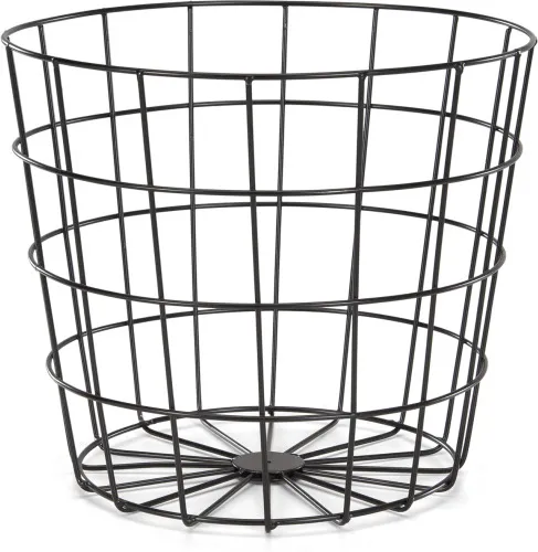 MADE Essentials Moss Wire Waste Bin, Black