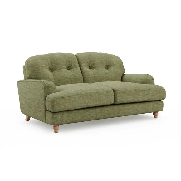 Martha Faux Linen 2 Seater Sofa 6