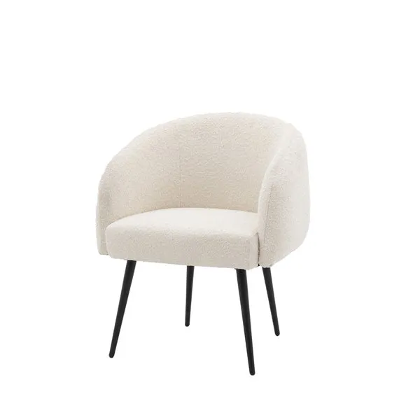 Blaine Boucle Tub Chair 6