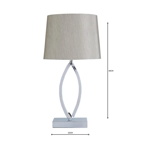 Como Chrome Table Lamp 5