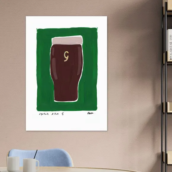 East End Prints Split the G Framed Print 1