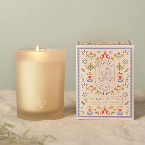 Sophia Lane Tonka Bloom Floral Candle 1