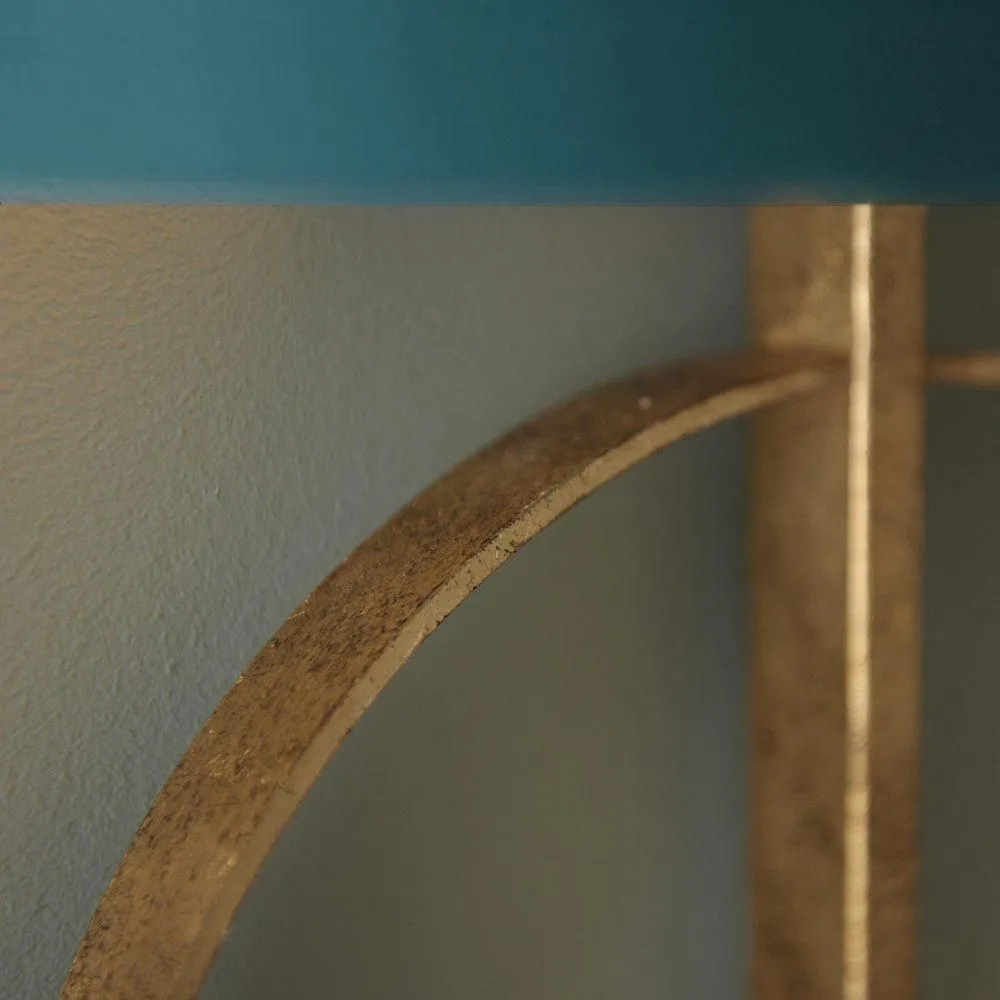 Netlighting 'TRENTO' Dimmable Stylish Contemporary Indoor Décor Fabric Wall Lamp in Gold 5