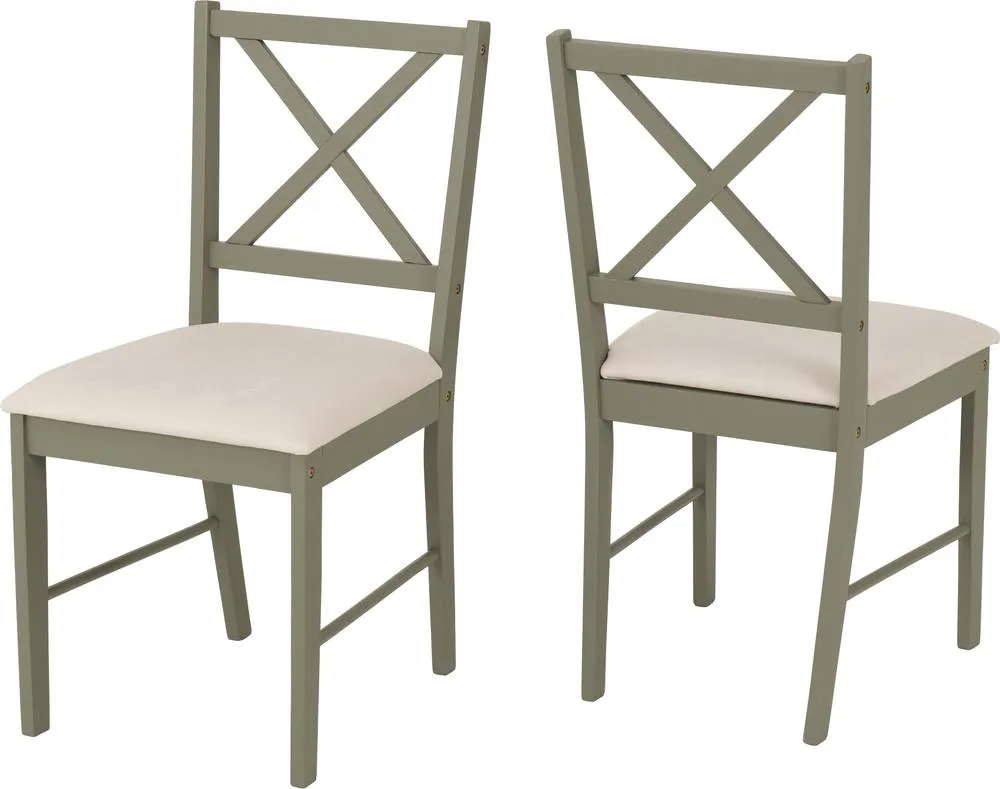 Seconique Balfour 1+4 Dining Set - Sage Green 6