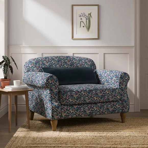 Millie Harriet Meadow Print Fabric Snuggle Chair