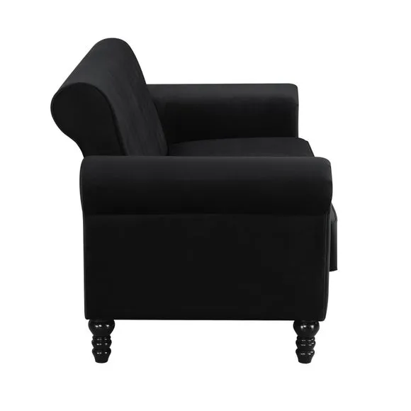 Greta Velvet 3 Seater Sofa 4