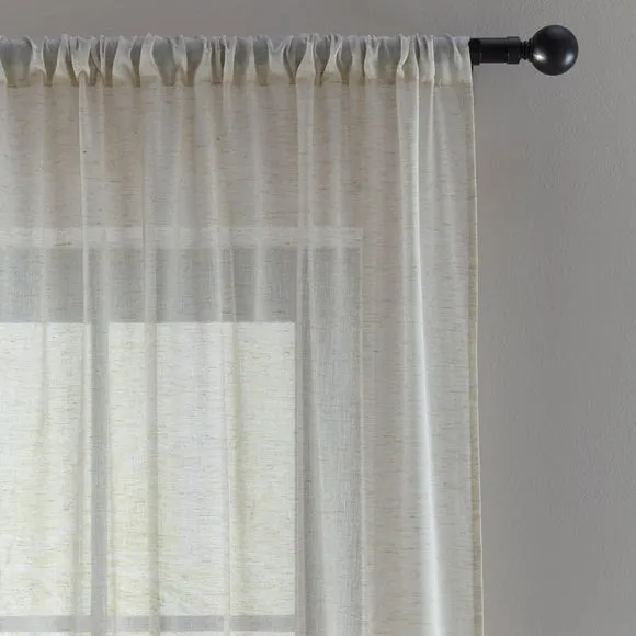 Marley Slot Top Unlined Curtains 1