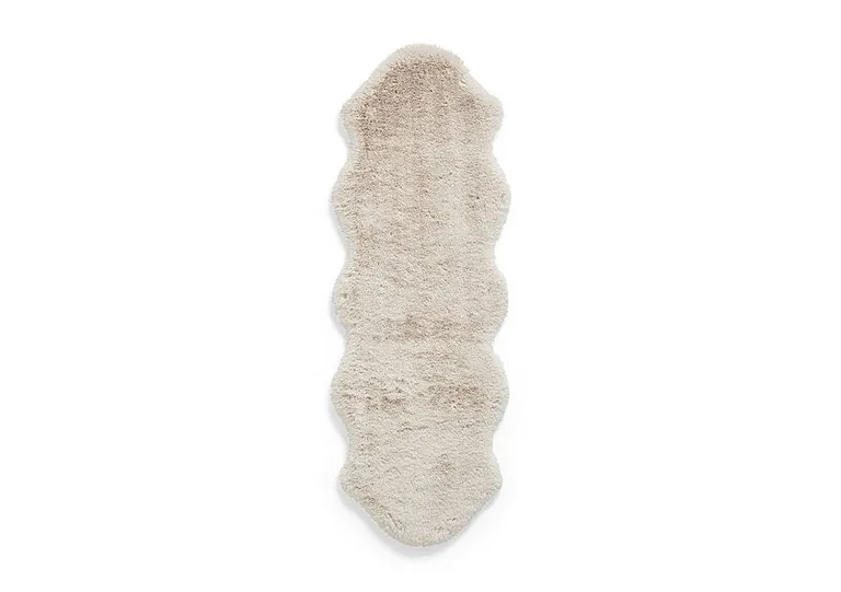 Teddy Double Sheepskin Rug - Beige