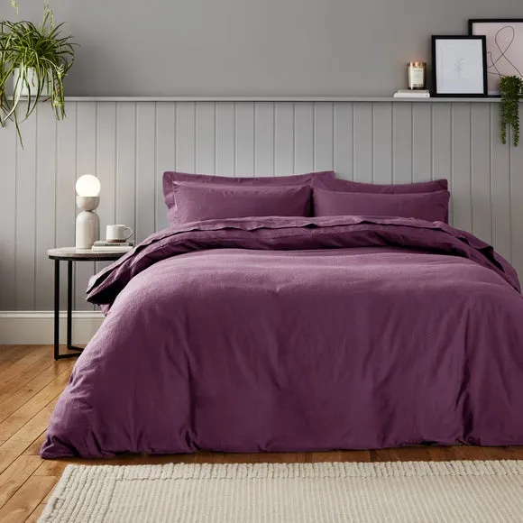 Soft & Cosy Luxury 100% Brushed Cotton Duvet Cover & Pillowcase Set 1