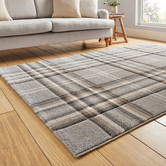 Catherine Lansfield Kelso Check Rug 6
