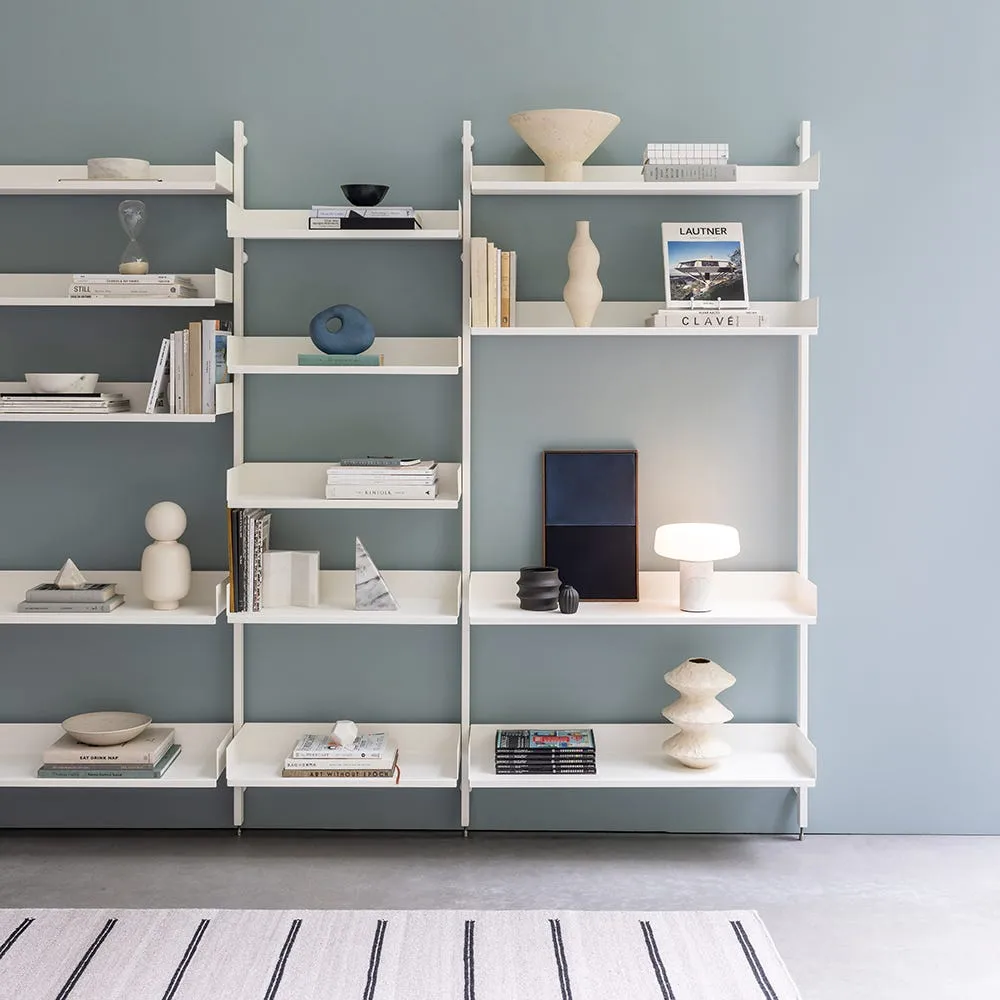 Case Slot Shelving Single 600 White 4