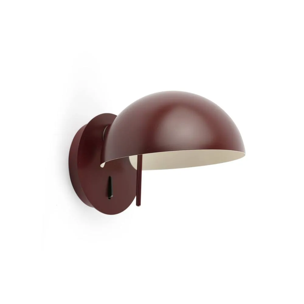 Netlighting Matilda Dome Wall Lamp Garnet 1x E14 in Red