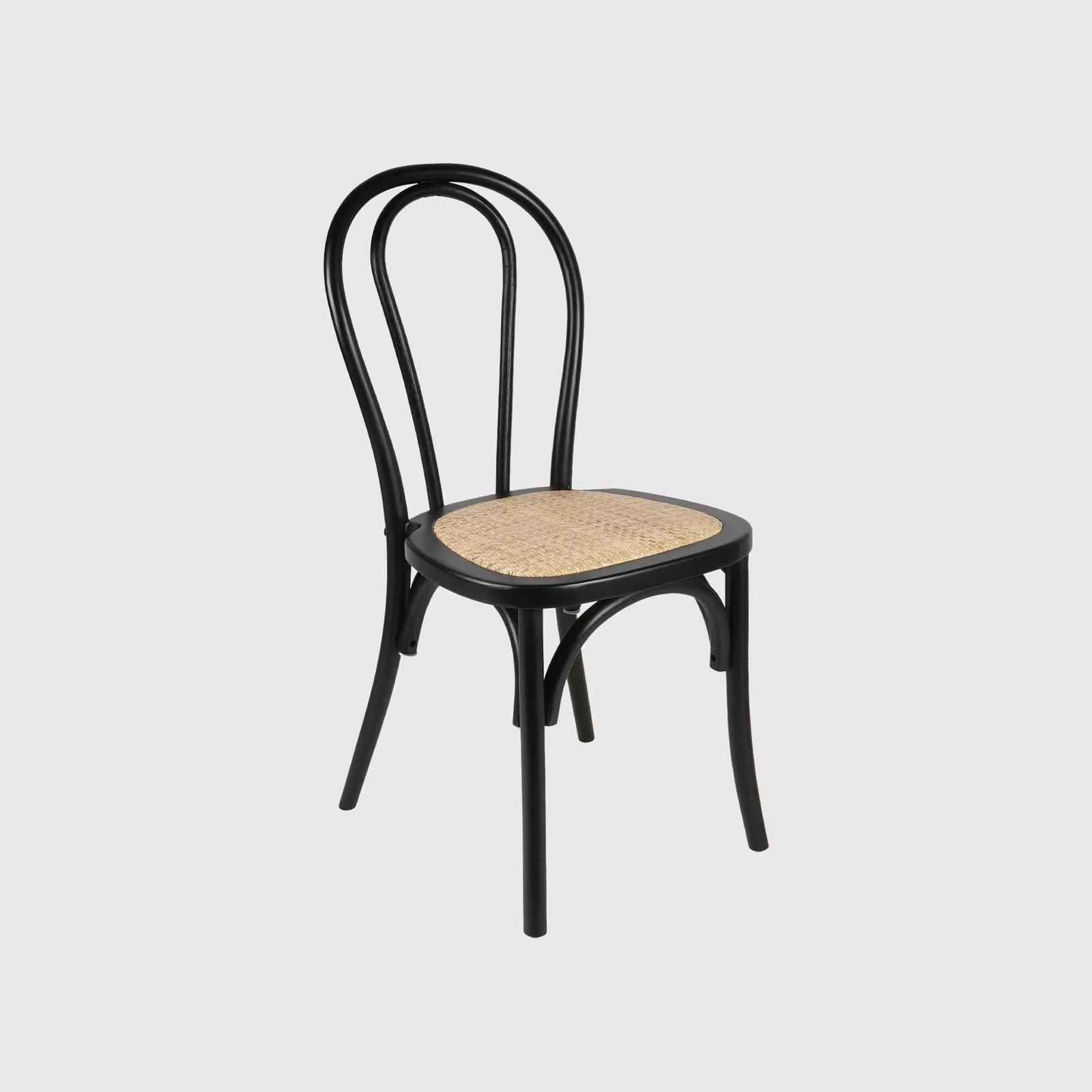 Bourges Dining Chair 43X54X90Cm, Black Rattan | Barker & Stonehouse 2