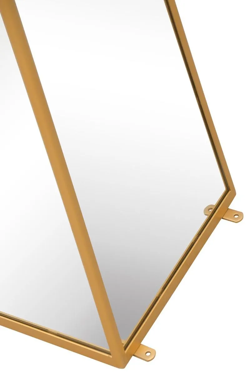 MirrorOutlet Gold Metal Edged Mirrored Garden Ornament (150CM X 30CM X 30CM) 5