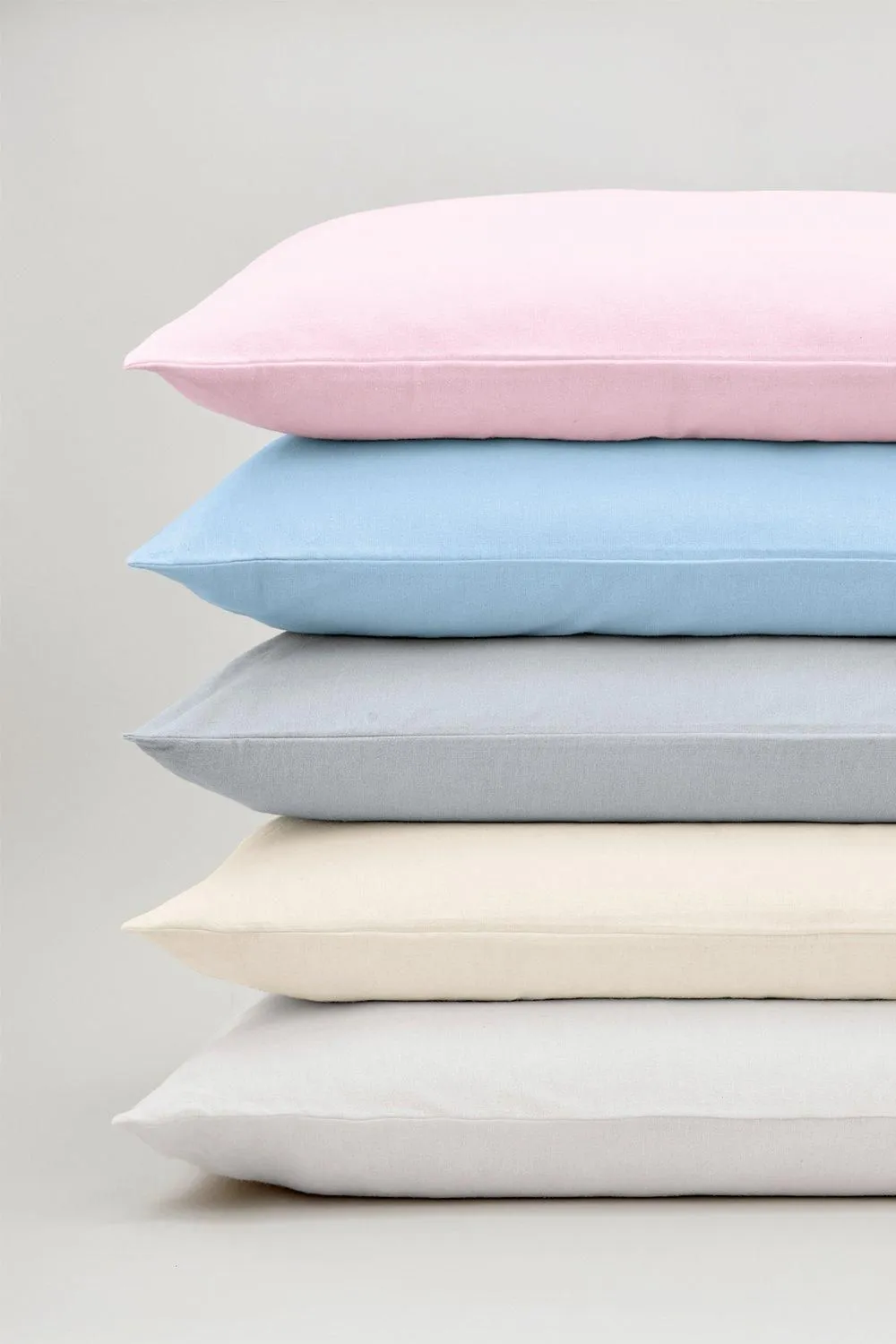Helena Springfield 'Hs Brushed Cotton' Standard Pillowcase Pair in Baby Pink 3