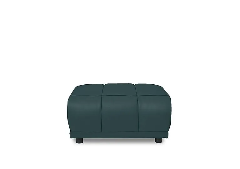 Cube Leather Large Footstool