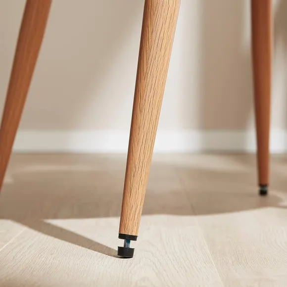 Astrid Dining Chair, Flatweave Fabric 4