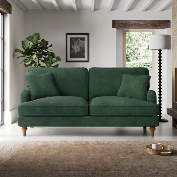 Beatrice II Soft Tonal Chenille 3 Seater Sofa 1