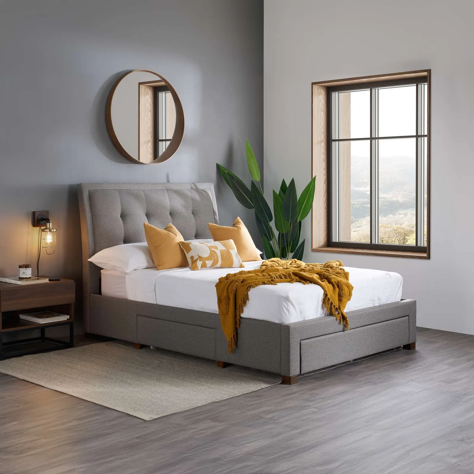 Birlea Shelby Bed in Grey 2