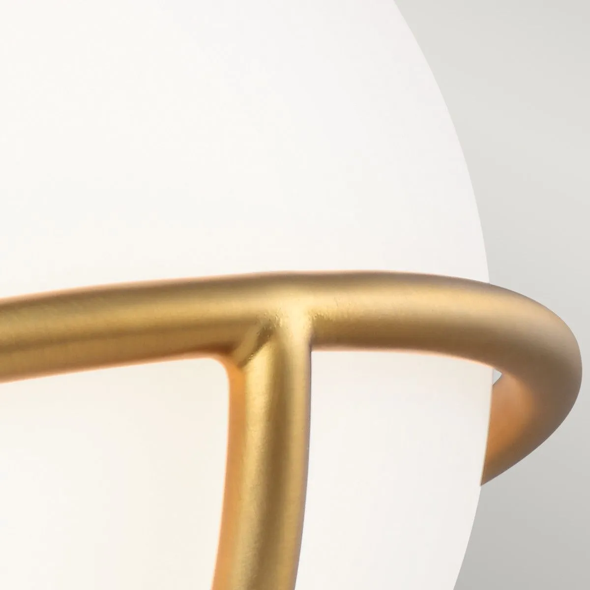 Netlighting Apollo 1 Light Wall Light Burnished Brass G9 in Yellow 4