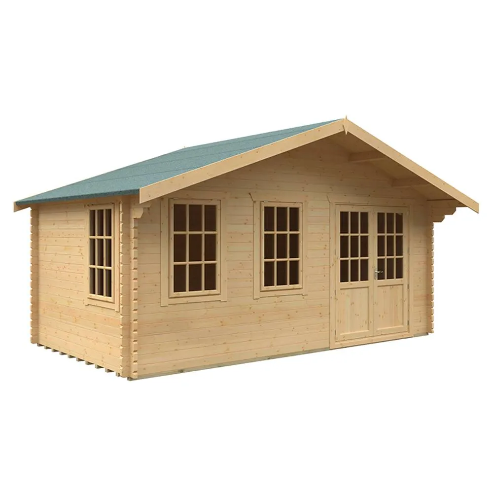 Buttercup Farm 10x18 The Forde 44mm Cabin - L295 x W535 x H302.9 cm in Natural 1