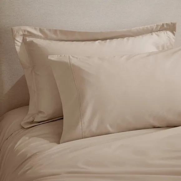Dorma Crisp & Fresh 400 Thread Count Egyptian Cotton Percale Oxford Pillowcase 3