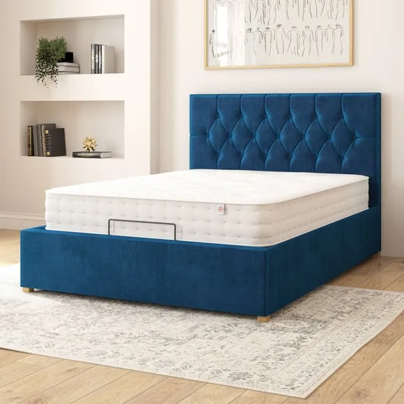 Olivier Plush Velvet Adjustable Bed 2