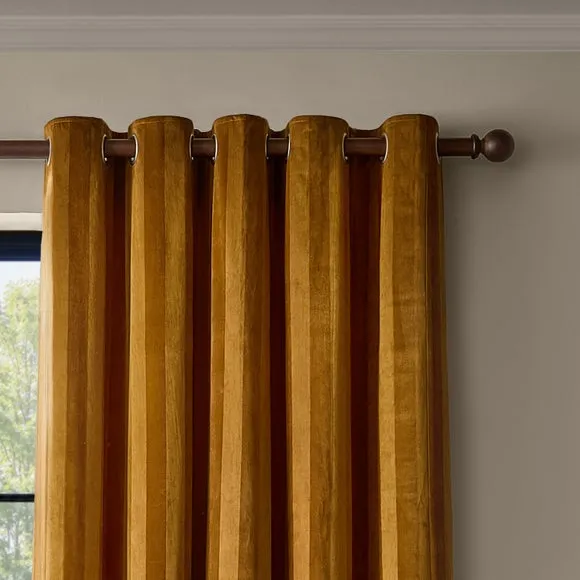 Paoletti Regency Stripe Eyelet Curtains 1