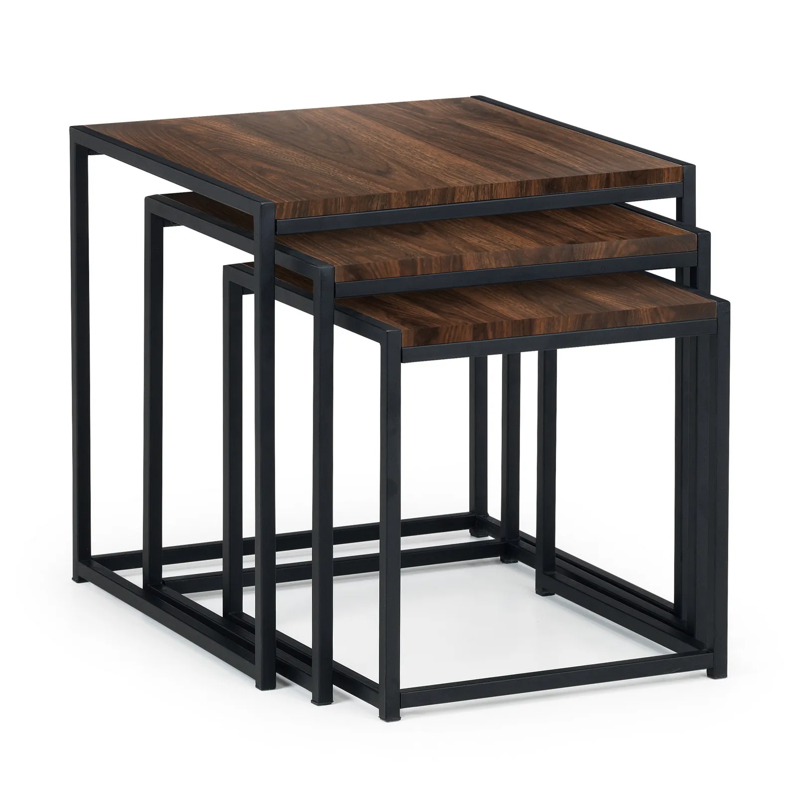 Tribeca Nest of 3 Tables, Walnut