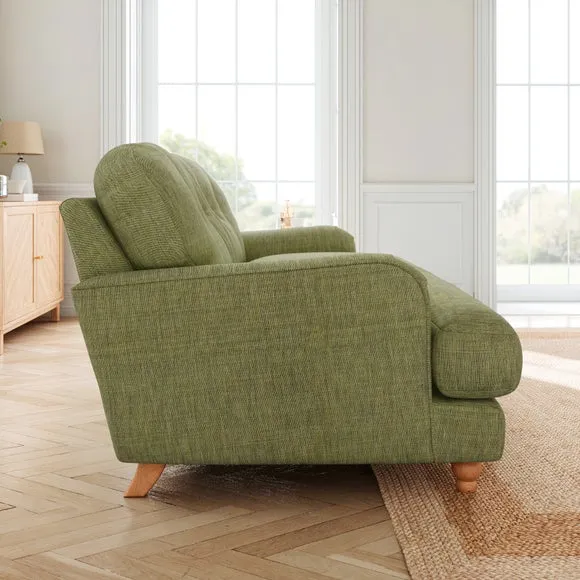 Martha Faux Linen 2 Seater Sofa 2