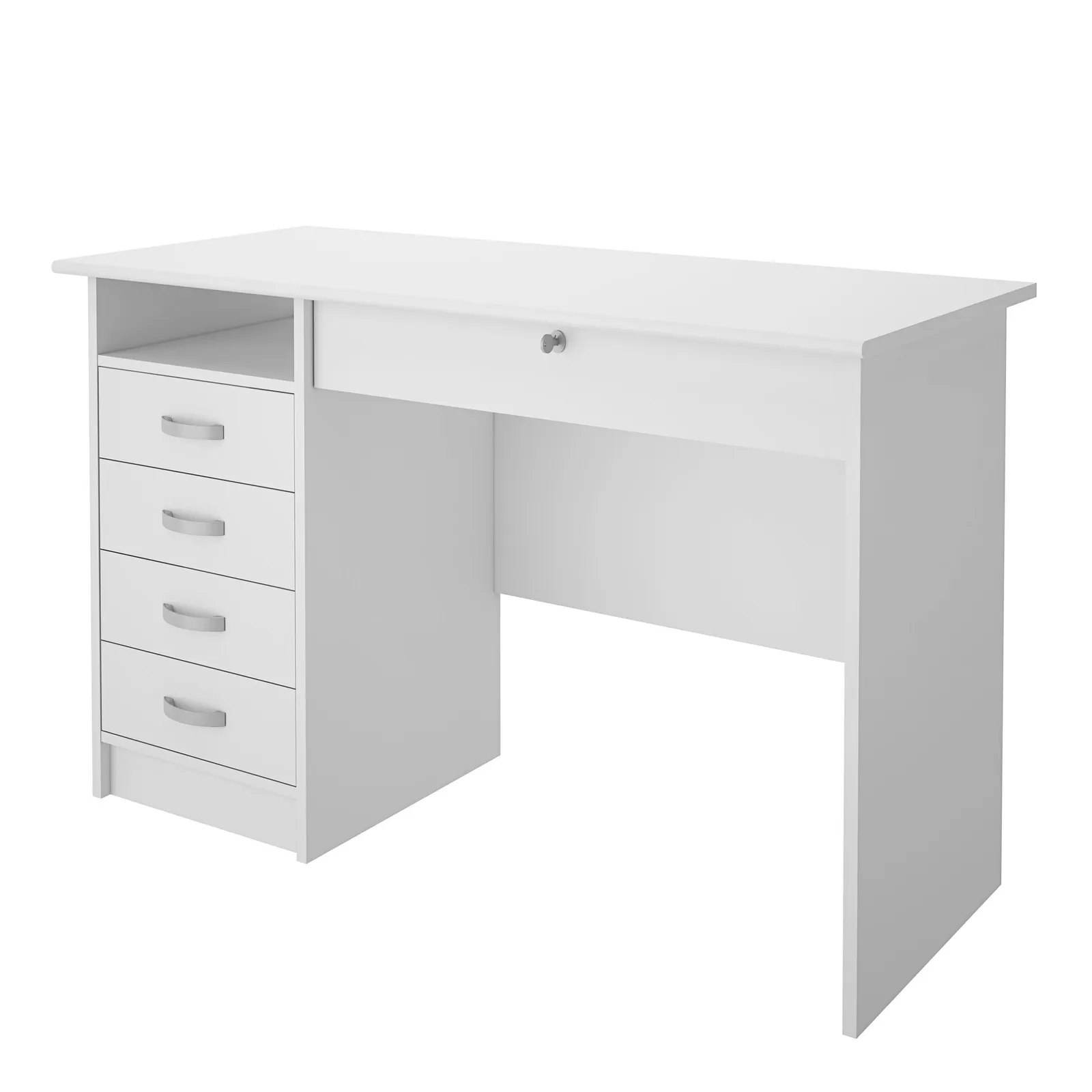 Furniture To Go Function Plus Desk 5 Drawers in White 4
