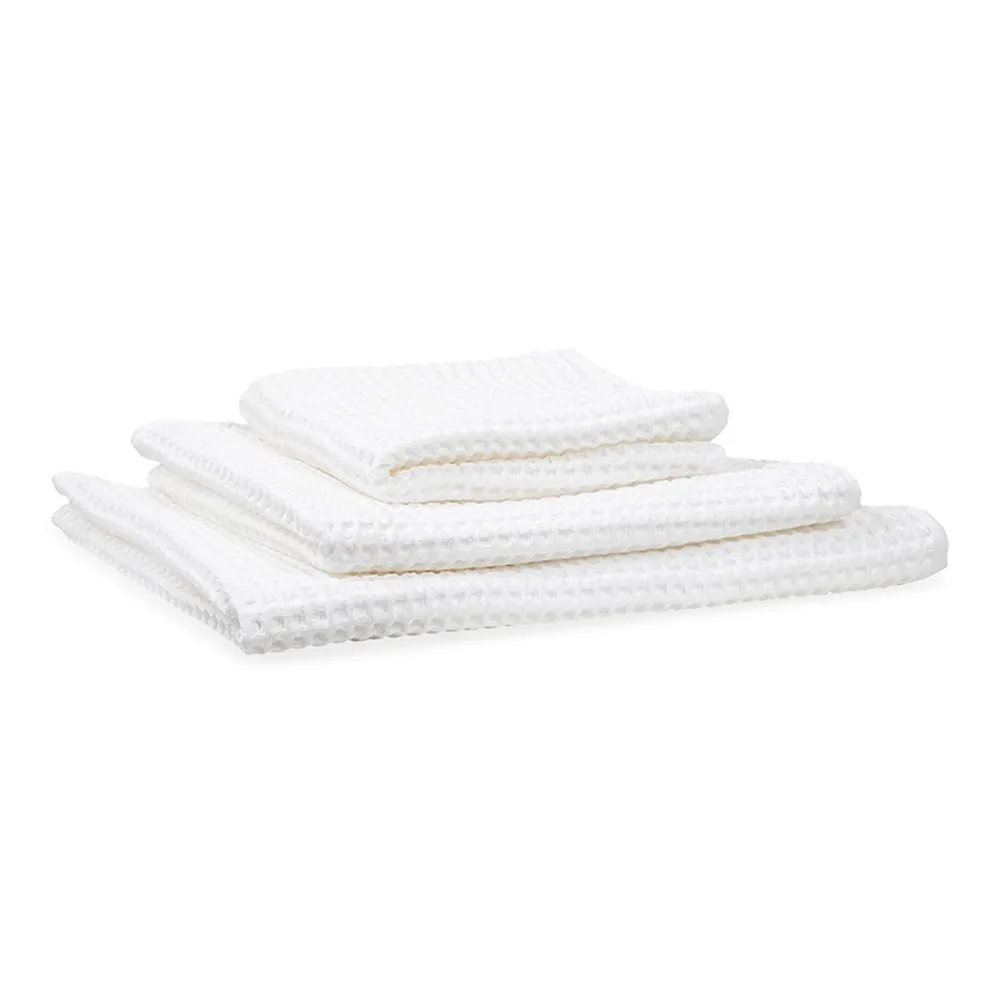 Heal's White Waffle Bath Towel 70 x 140cm 2