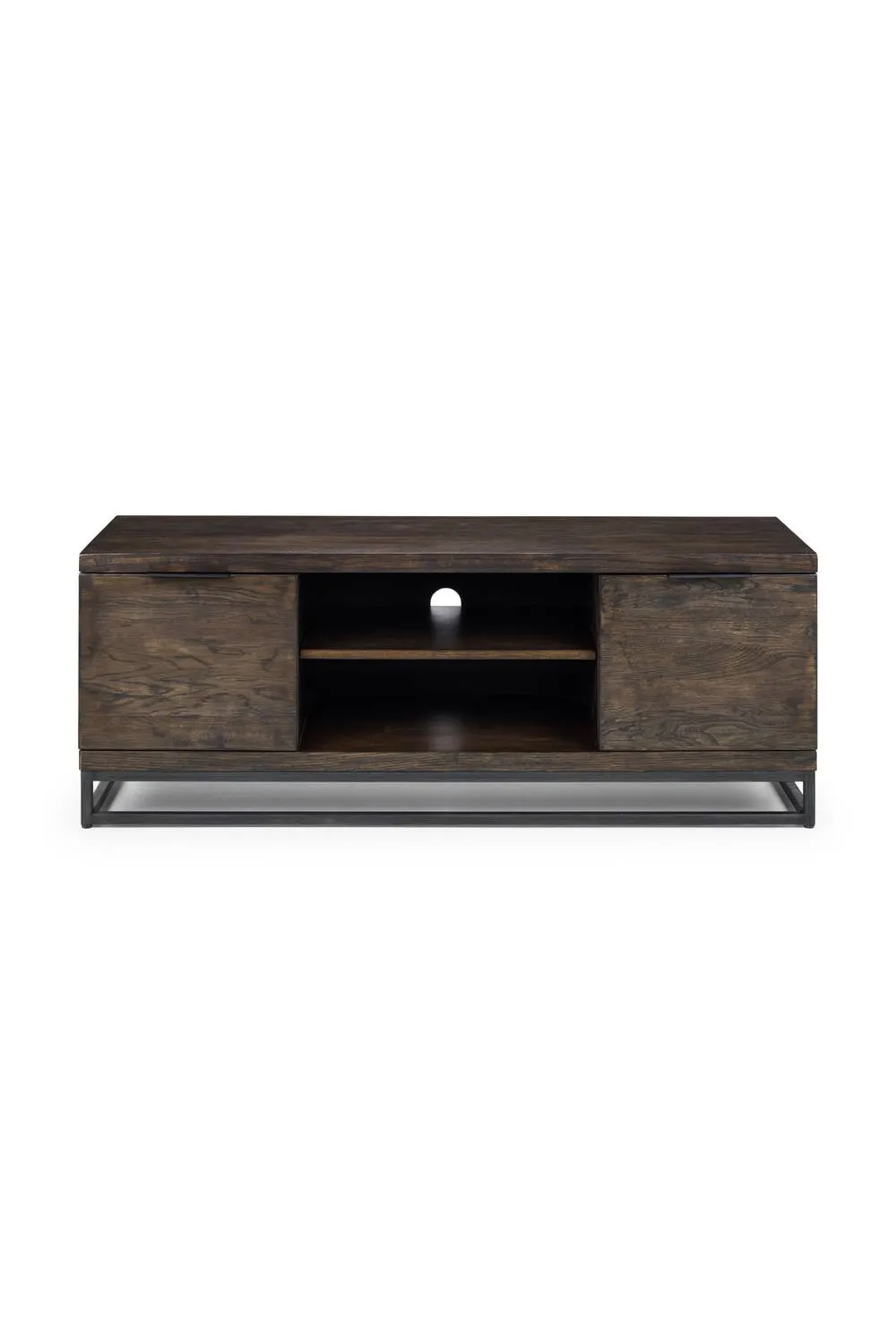 Julian Bowen Brooklyn TV Unit in Dark Brown 4