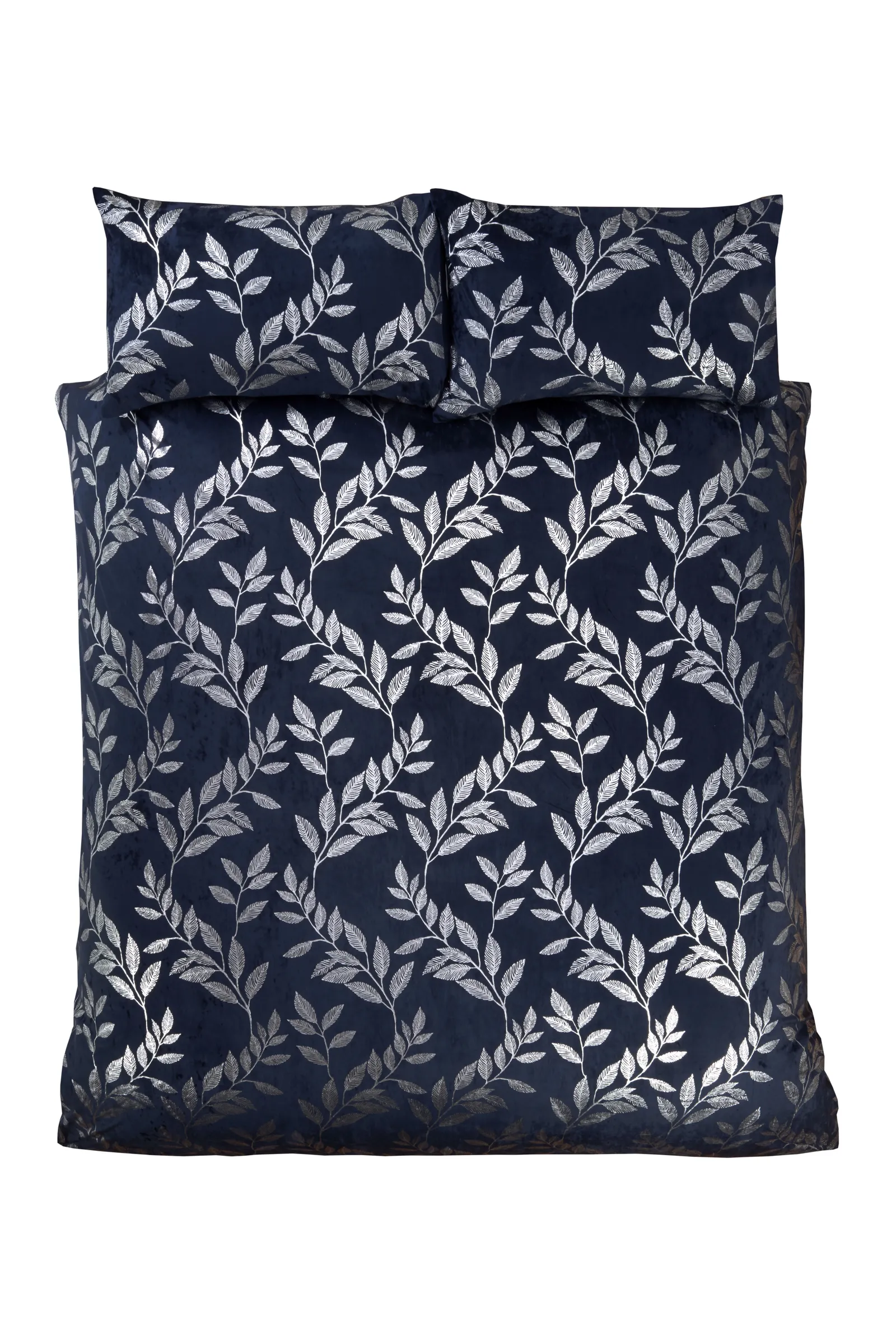 Rapport Home Como Polycotton Duvet Cover Set with Pillowcase in Navy 3