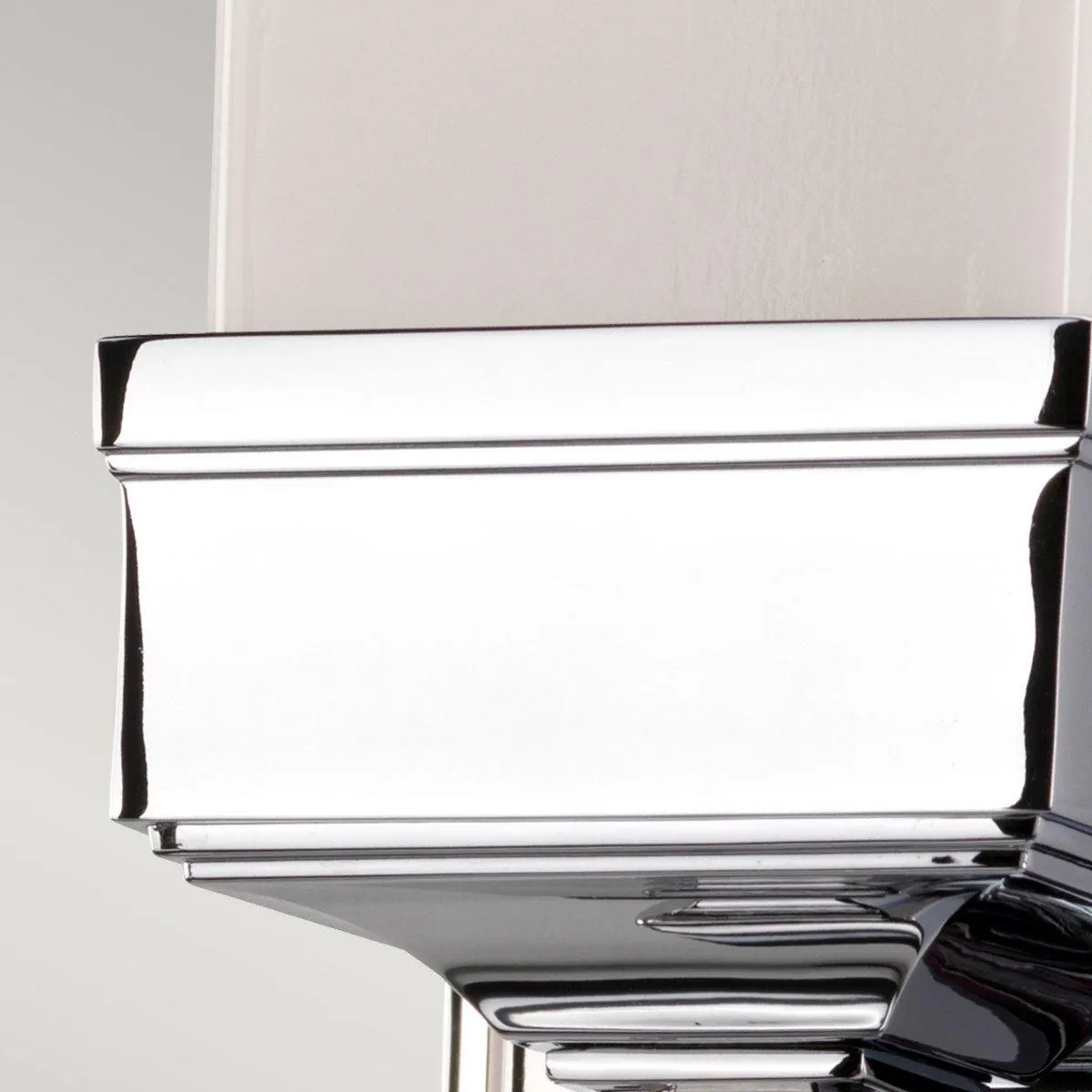 Netlighting Cambridge 1 Light Bathroom Wall Light Polished Chrome IP44 G9 in Grey 5